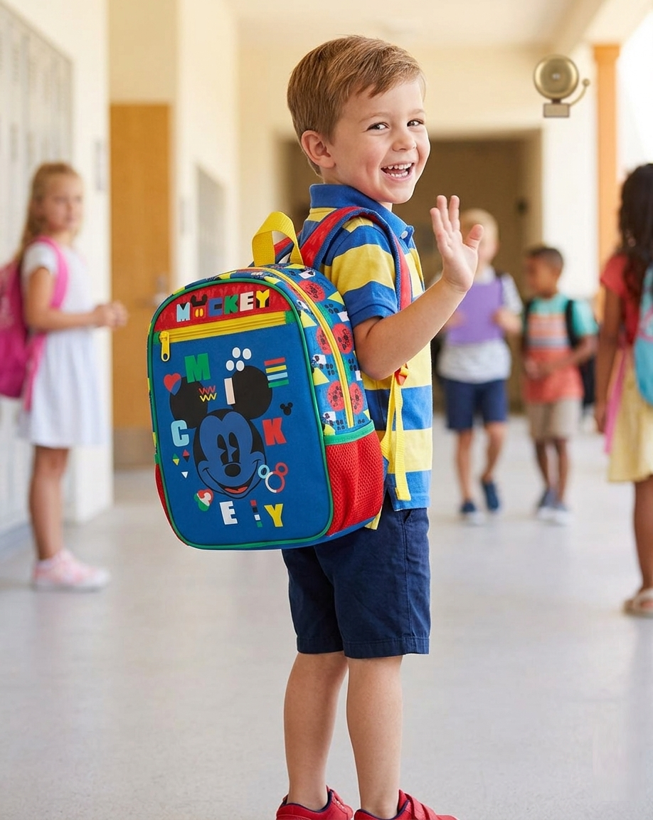 Zaino Scuola Asilo Topolino Mickey Mouse DISNEY Tempo Libero Cm. 28 - 4382121