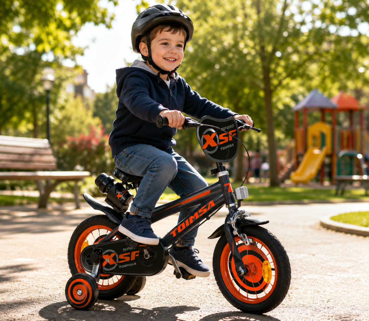 Bicicletta Xsp Toimsa 12" Età 3/5 Anni con Rotelle - 12146