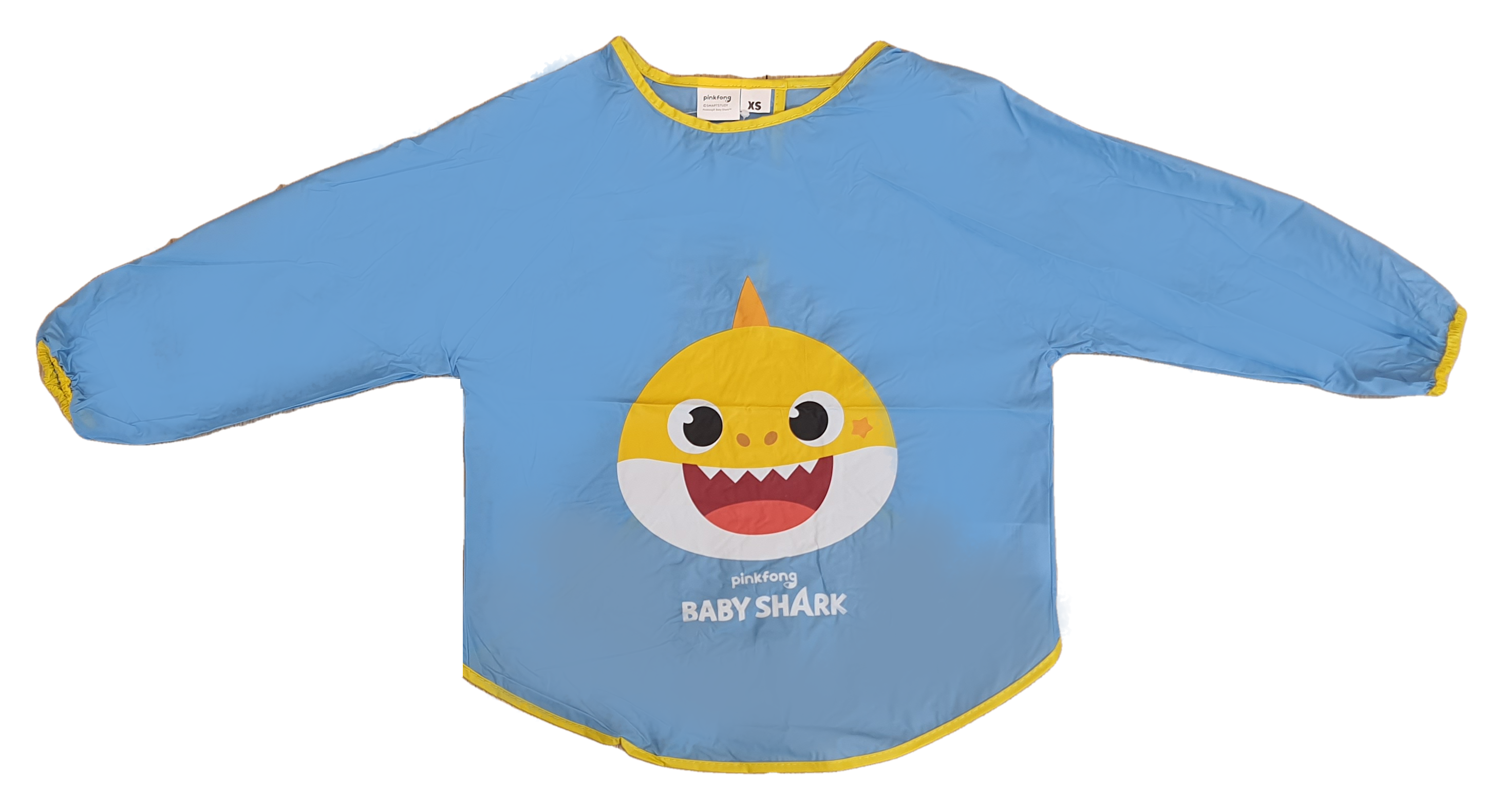 Grembiule Pittura Baby Shark Impermeabile Scuola Pranzo Disegnare - N02596mc