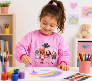 Grembiule Pittura Na Na Na Surprise Impermeabile Scuola Pranzo Disegnare - B02592mc