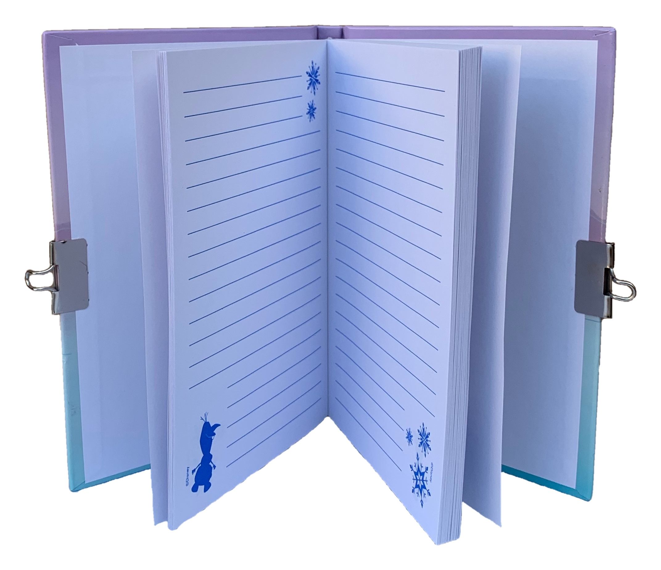 Set 2 Diari Segreti con Lucchetto Frozen DISNEY Elsa Anna + 2 Penne in Confezione Regalo - Fr0754