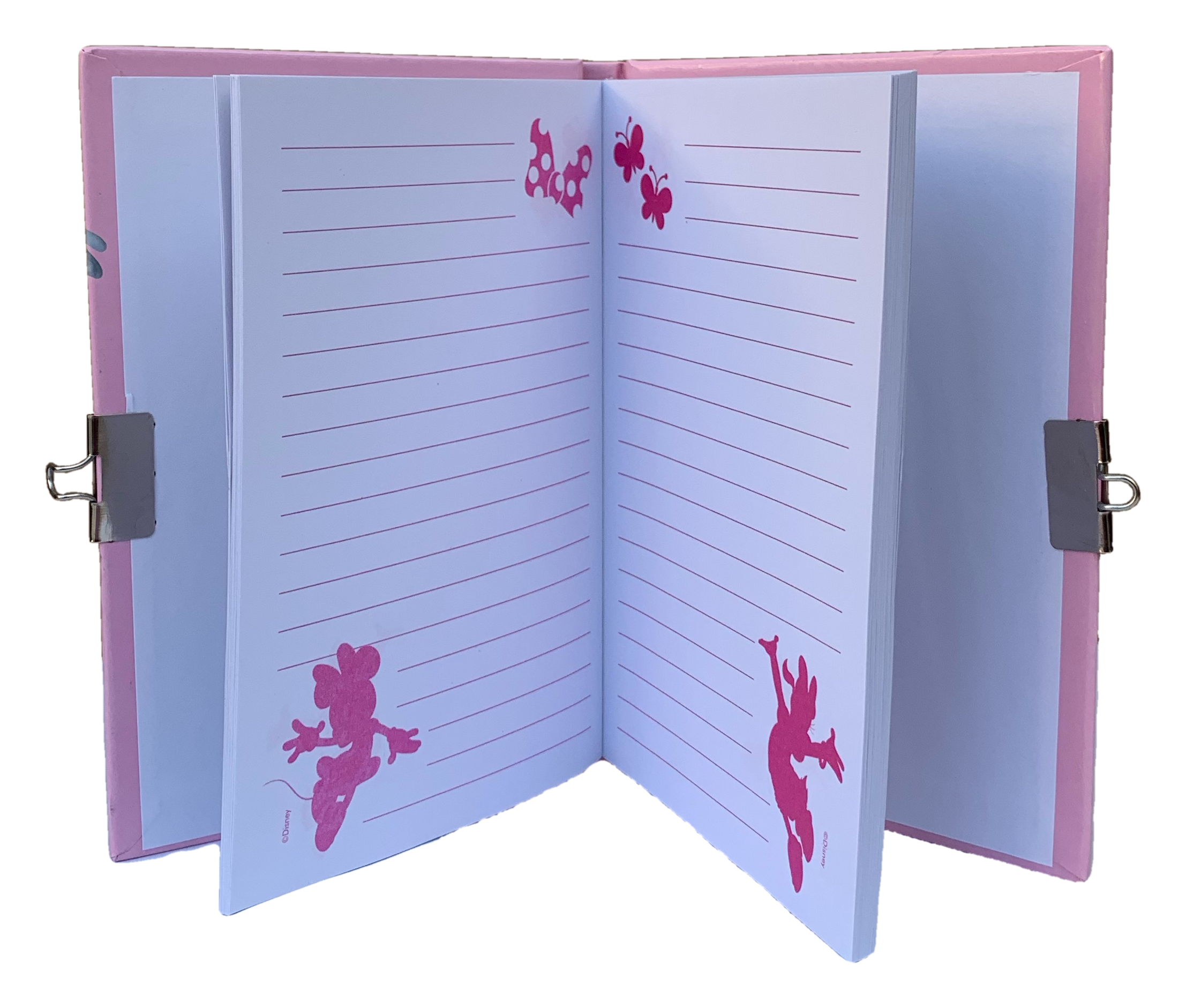 Set 2 Diari Segreti con Lucchetto Minnie Mouse DISNEY + 2 Penne in Confezione Regalo - Min0754
