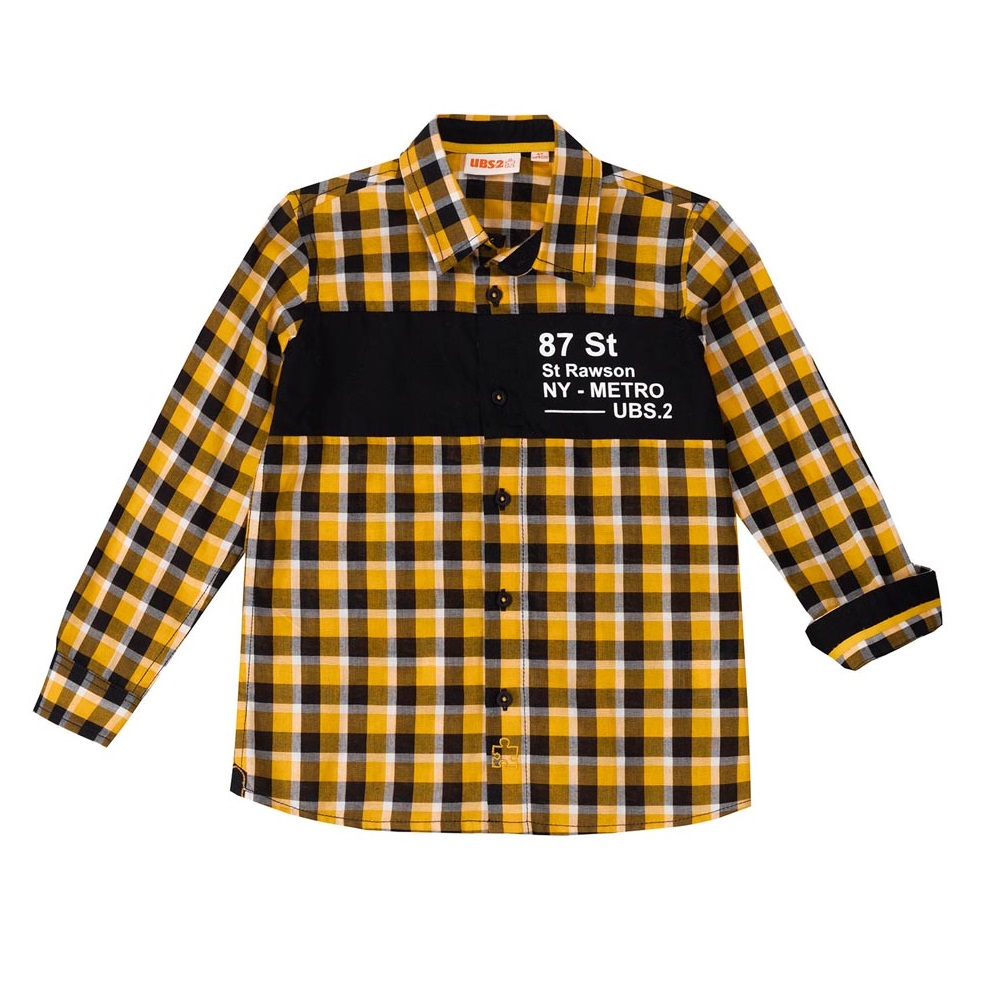 Camicia M.l. Bambino Ragazzo Ubs2 100% Co - H210520