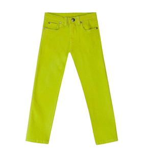 Pantalone L. Bambino Ragazzo Ubs2 98%co 2%el - Ctd1010lime