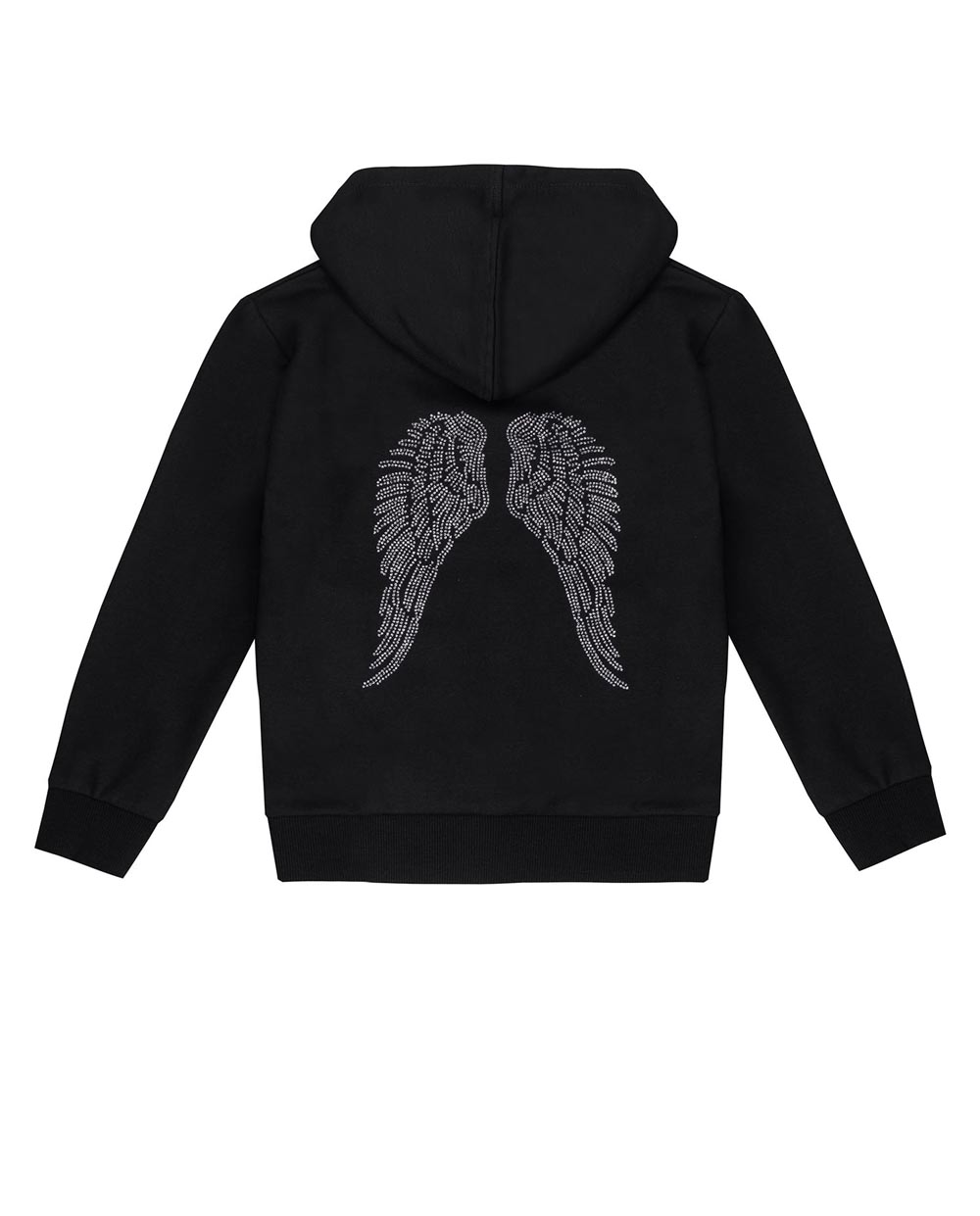 Felpa con Zip e Cappuccio Bambina Ragazza Ubs2 95%co 5%el - H219526