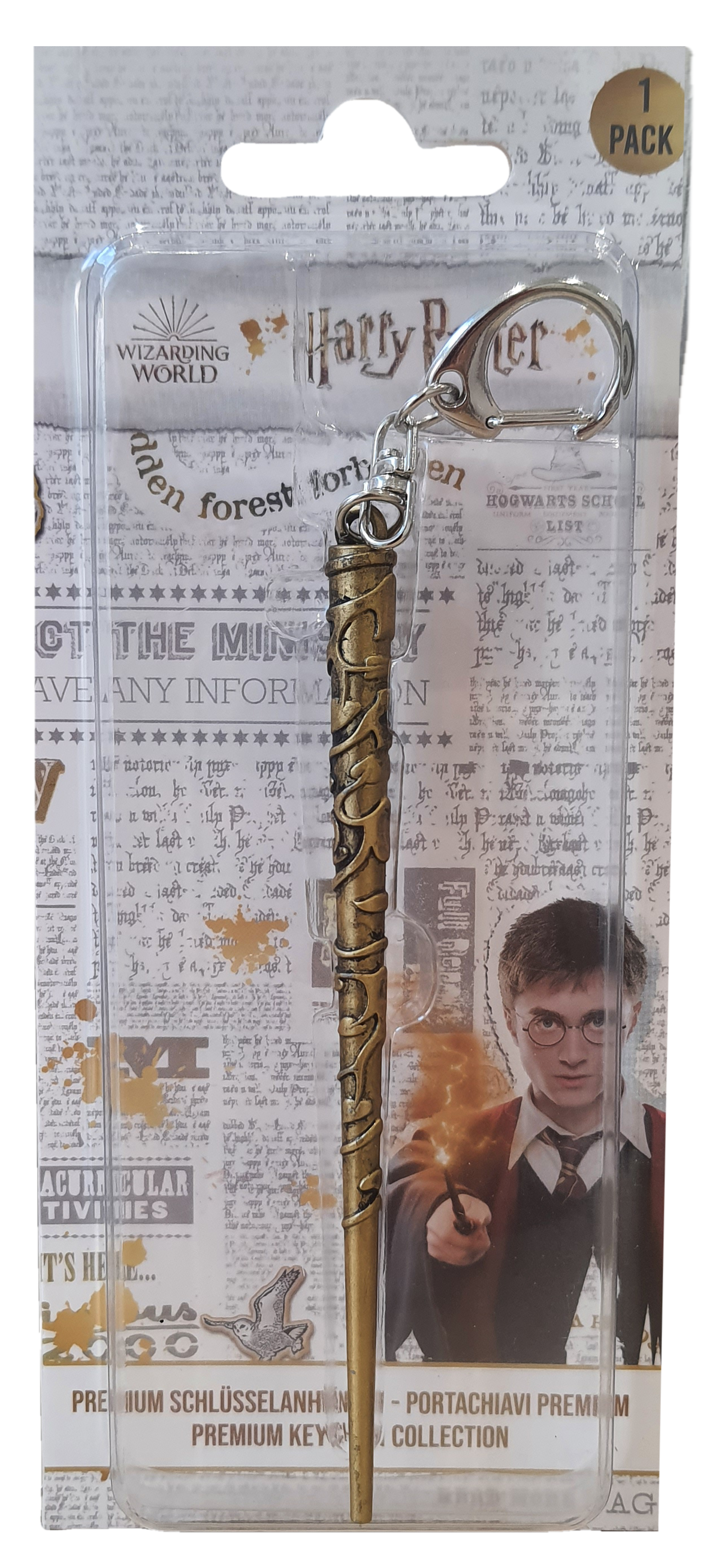 Portachiavi Bacchetta di Hermione Harry Potter in Metallo in Confezione - 47304/8