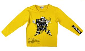 T-Shirt M.l. Yours Baby Bambino 100% Co - Ay2248