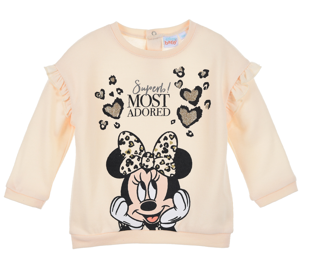 Maglione Minnie Mouse DISNEY Maglietta Neonata Sun City - Hu0007bianco