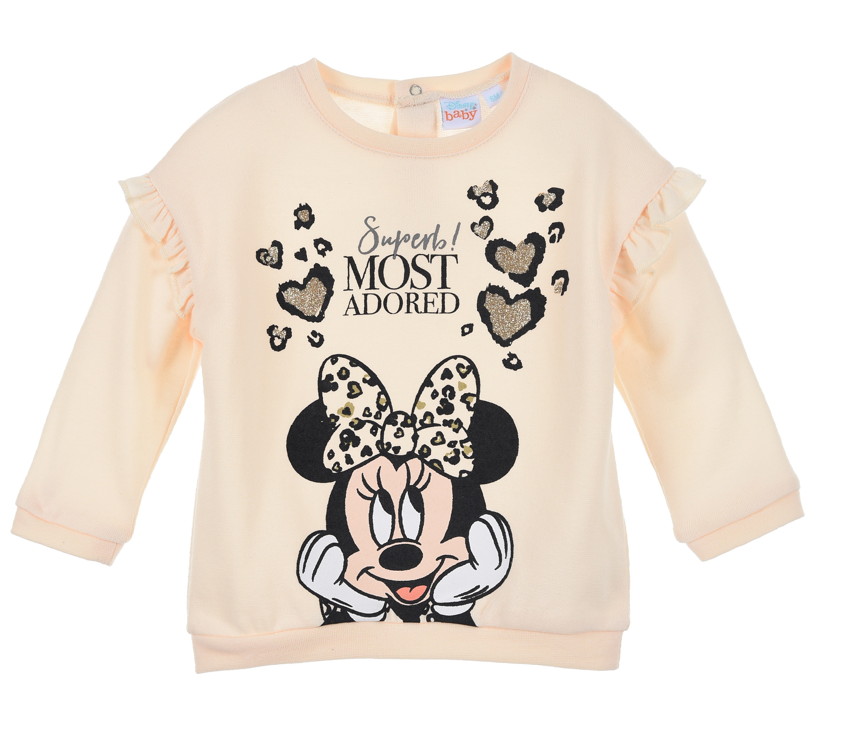 Maglione Minnie Mouse DISNEY Maglietta Neonata Sun City - Hu0007bianco