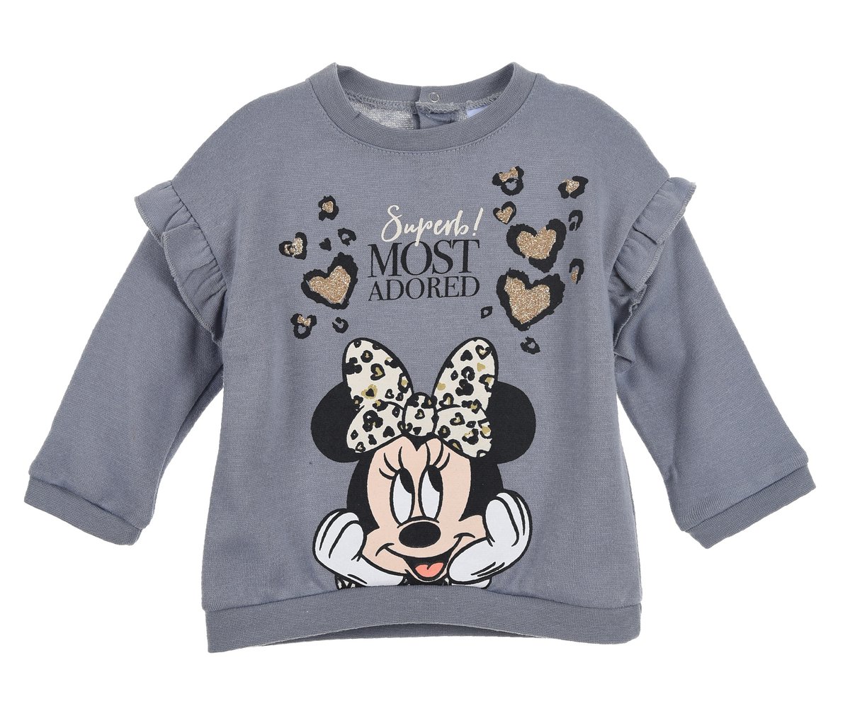 Maglione Minnie Mouse DISNEY Maglietta Neonata Sun City - Hu0007grigio