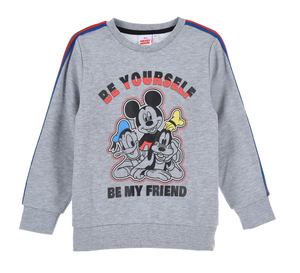 Maglione Mickey Mouse DISNEY Topolino Maglietta Bambino Sun City - Hu1230grigio