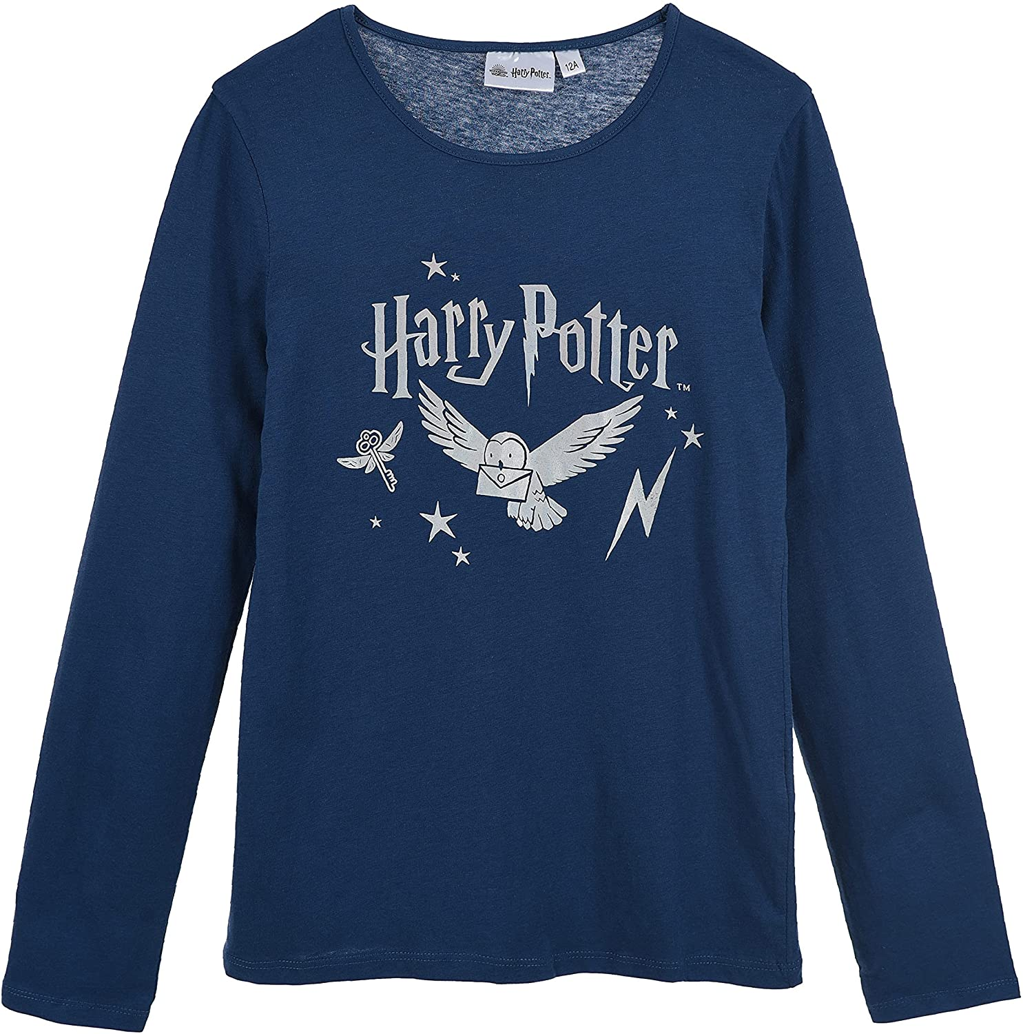 T-Shirt M.l. Harry Potter Bambino Ragazzo Sun City - Hu1247blu