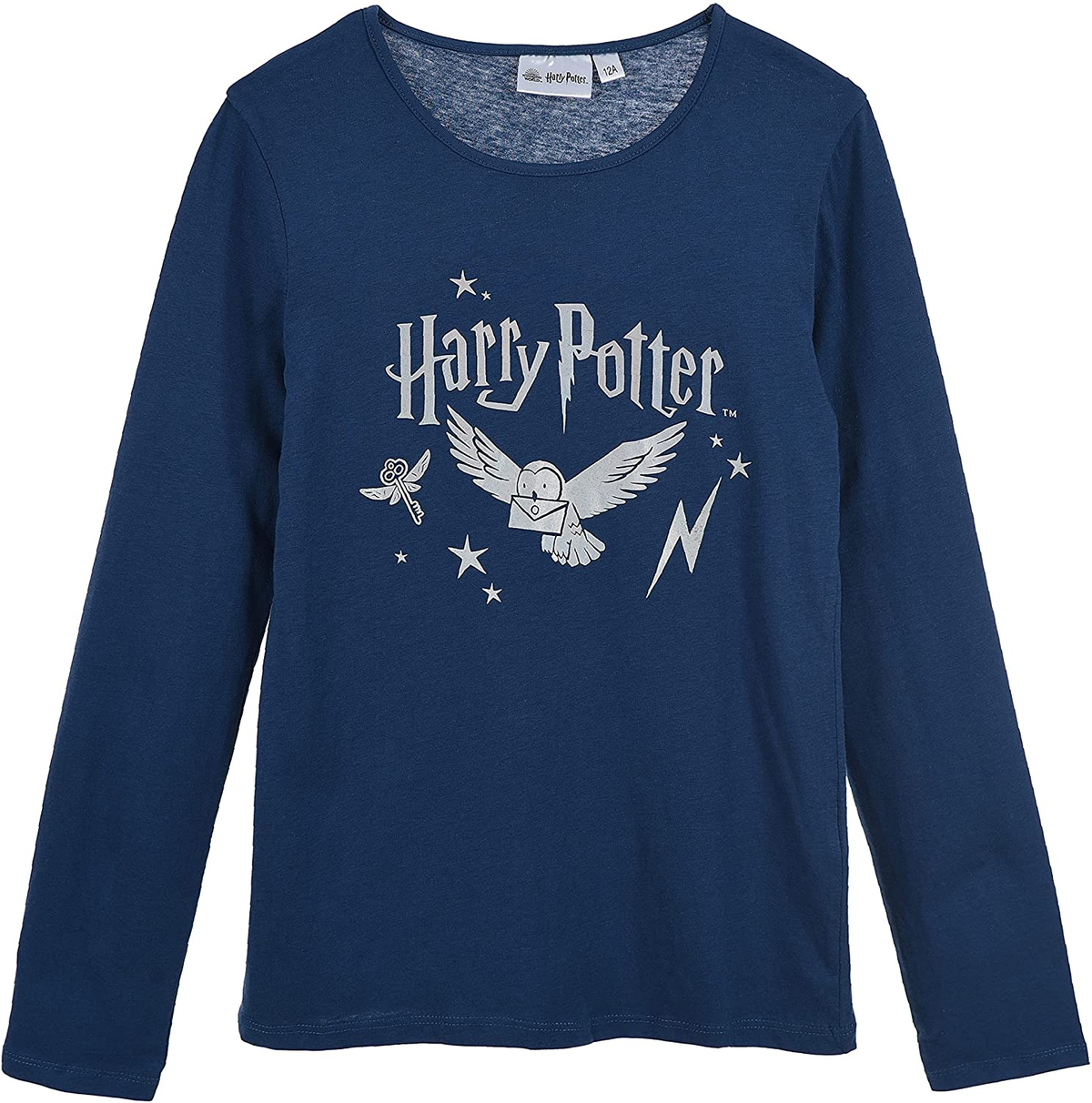 T-Shirt M.l. Harry Potter Bambino Ragazzo Sun City - Hu1247blu