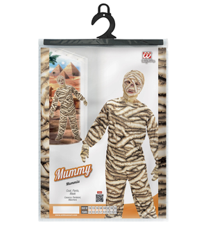 Costume Vestito Abito Travestimento Carnevale Halloween Mummia Bambino - 0728