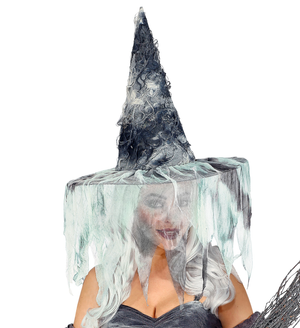 Cappello Strega Spaventoso Accessori Carnevale Halloween - 09563
