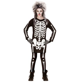 Calze Collant Scheletro Nere 70 Den Accessori Travestimento Halloween Cosplay - 3001