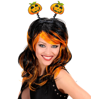 Cerchietto Zucca Riflettente Accessori Carnevale Halloween - 5323z