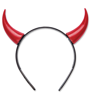Cerchietto Corna Rosse Accessori Carnevale Halloween - 5483c