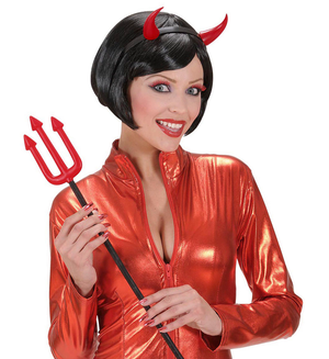 Cerchietto Corna Rosse Accessori Carnevale Halloween - 5483c