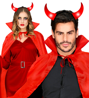 Cerchietto Corna Luminose Accessori Carnevale Halloween - 5518h
