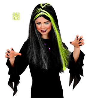 Parrucca Strega Accessori per Abito Vestito Travestimento Halloween - 6279s