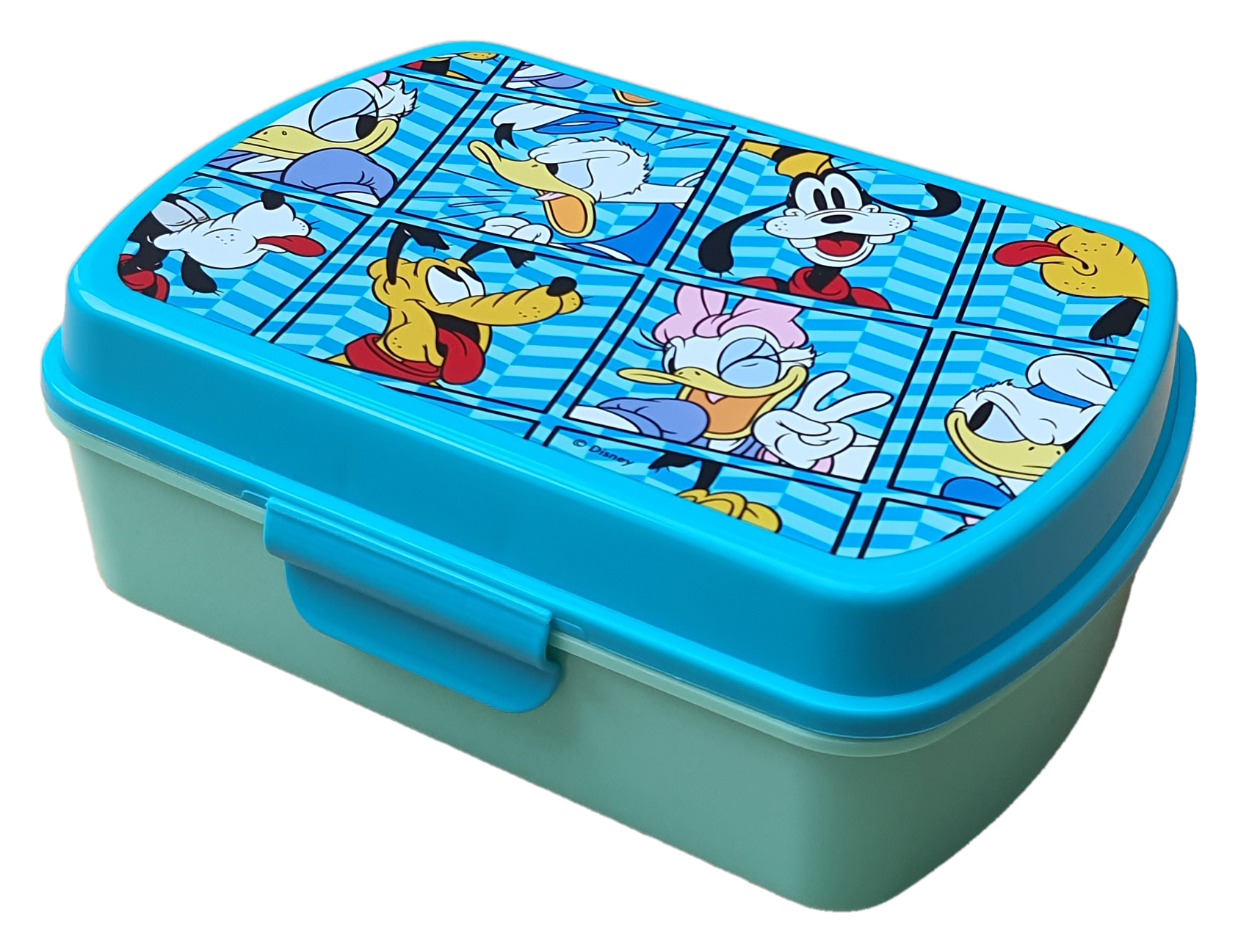 Set DISNEY Friends Paperino Pippo Pluto Paperina Borraccia in Alluminio + Portamerenda in Confezione -  Mf0001