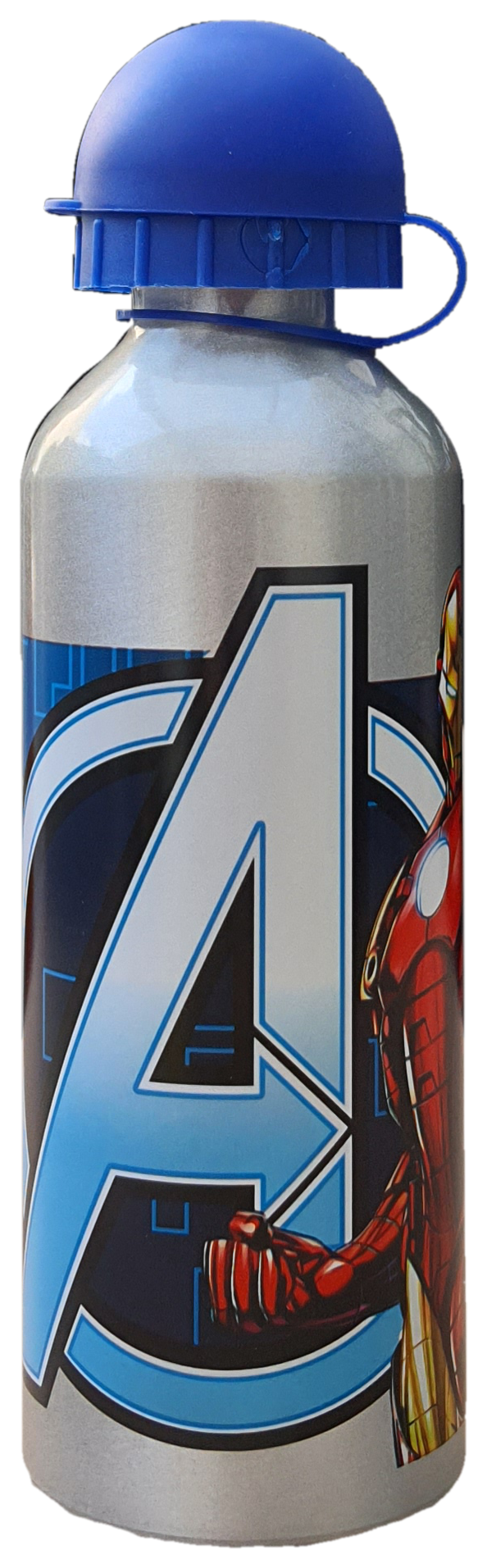 Borraccia in Alluminio Avengers MARVEL Iron Man con Beccuccio e Coperchio 500 Ml - Av50002/b