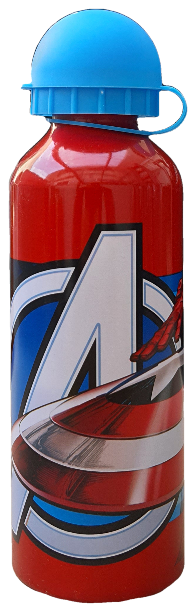 Borraccia in Alluminio Avengers MARVEL Capitan America con Beccuccio e Coperchio 500 Ml - Av50002/c