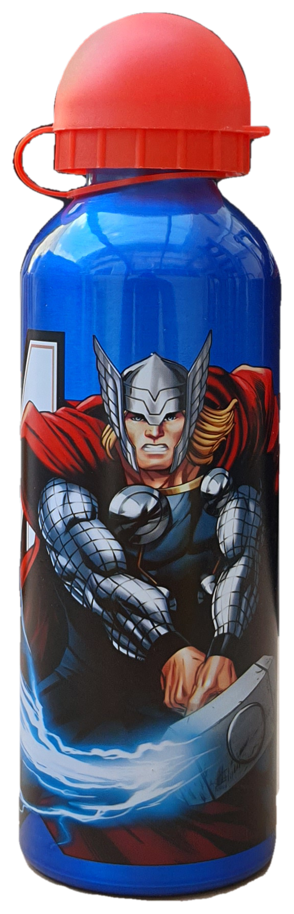 Borraccia in Alluminio Avengers MARVEL Thor con Beccuccio e Coperchio 500 Ml - Av50002/r