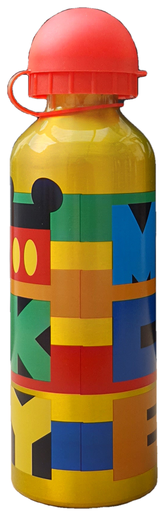 Borraccia in Alluminio Mickey Mouse DISNEY Topolino con Beccuccio e Coperchio 500 Ml - Mi50002/r