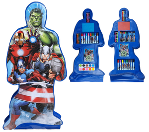 Colori Maxi Set Sagomato Avengers MARVEL 56 Pezzi Bambino - Av0584