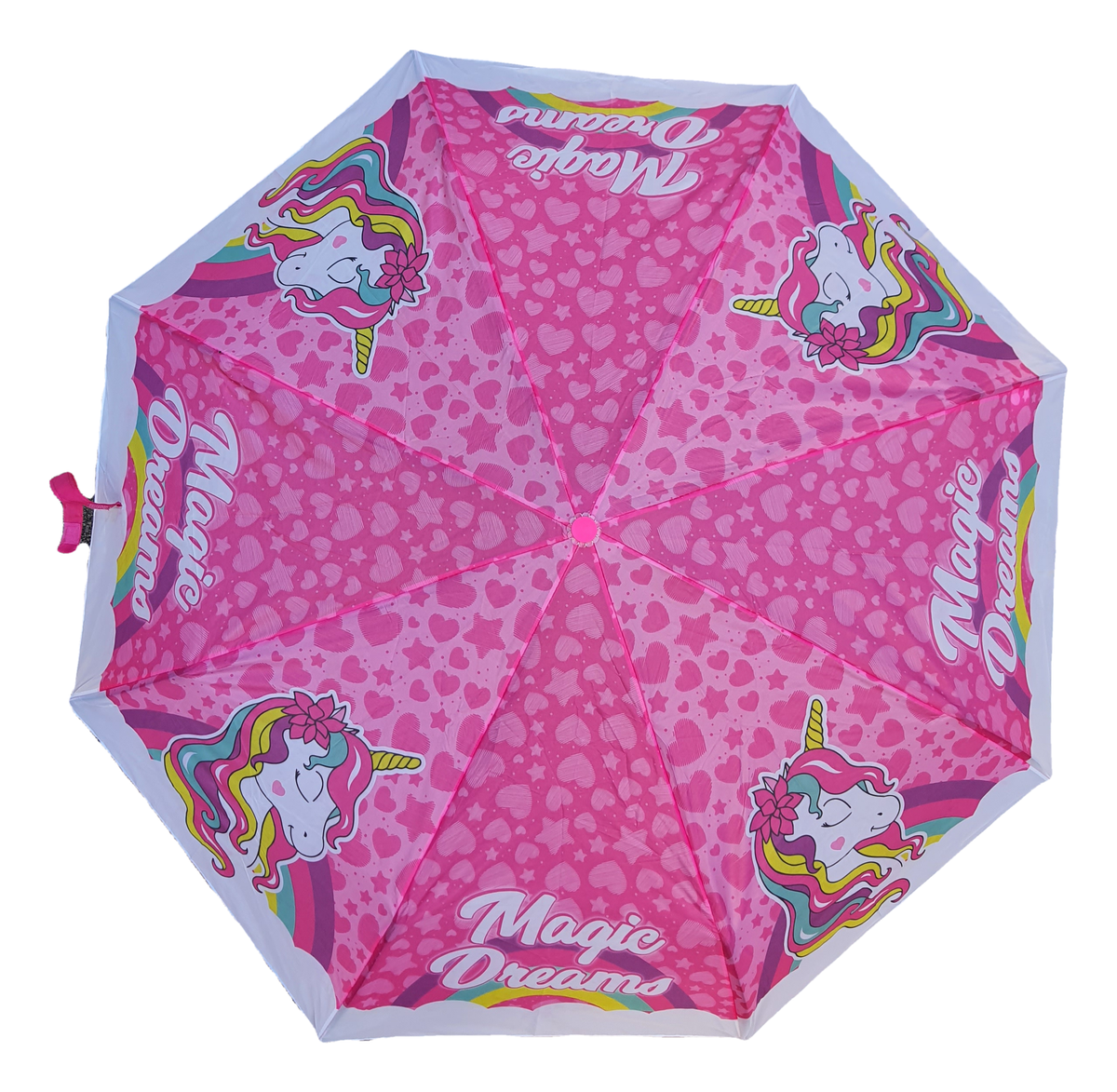 Ombrello Pieghevole Unicorno 8 Raggi Bambina - X02545mc