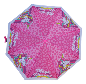 Ombrello Pieghevole Unicorno 8 Raggi Bambina - X02545mc