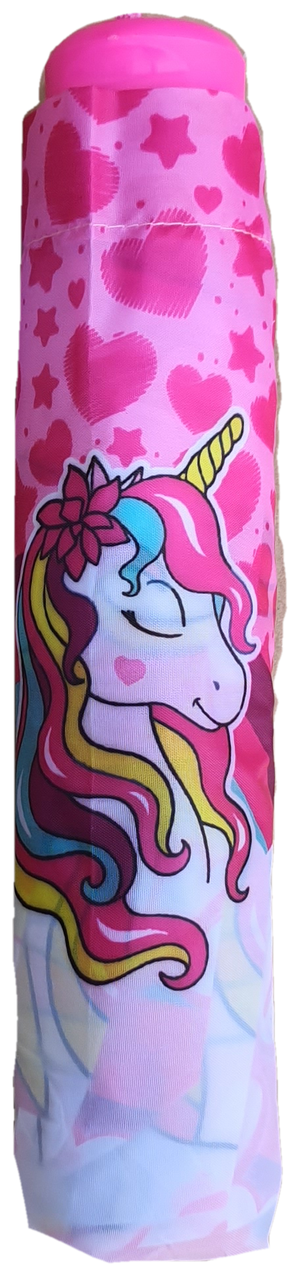 Ombrello Pieghevole Unicorno 8 Raggi Bambina - X02545mc