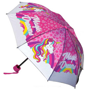 Ombrello Pieghevole Unicorno 8 Raggi Bambina - X02545mc