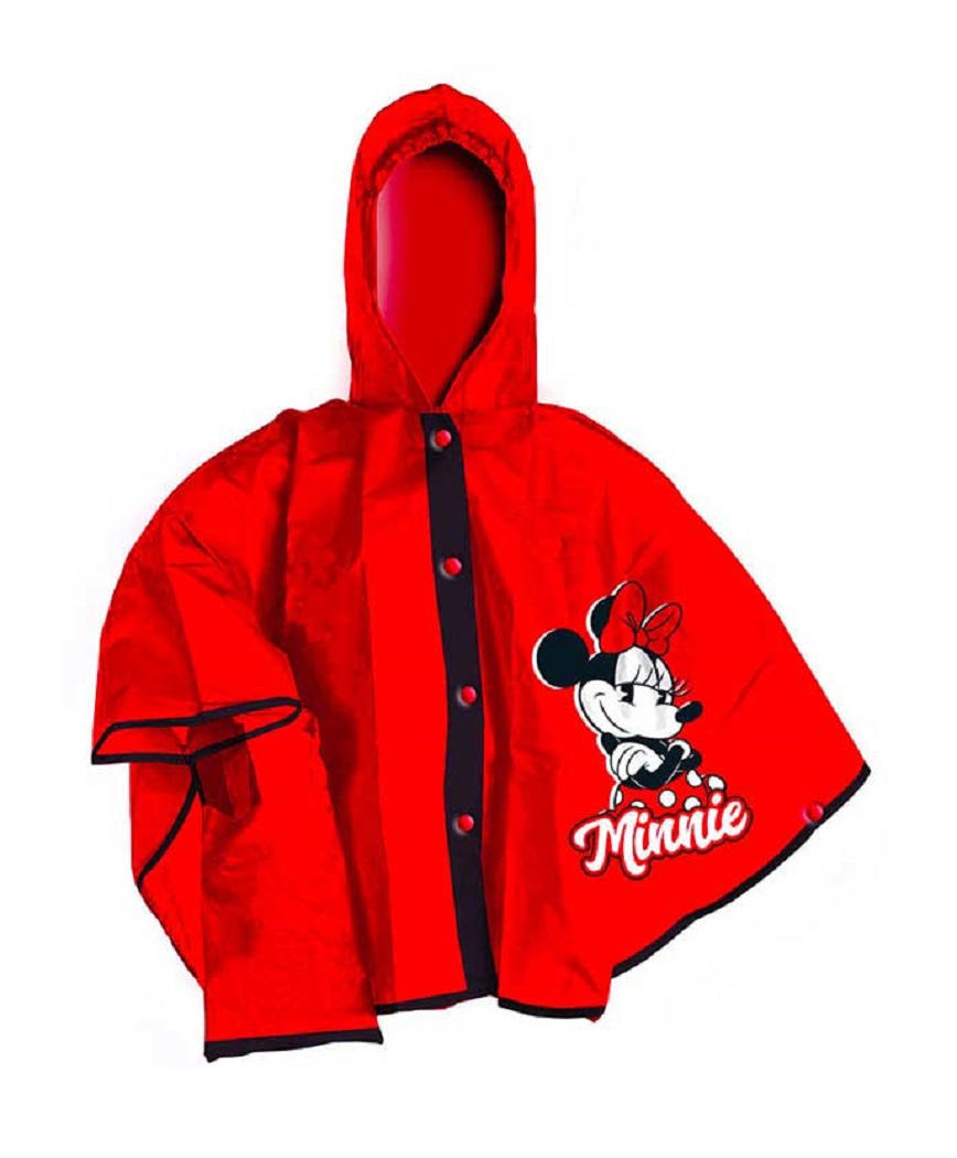 Set Pioggia Mantellina + Ombrello Minnie DISNEY 5/6 Anni Bambina - D01003mc+d04531mc