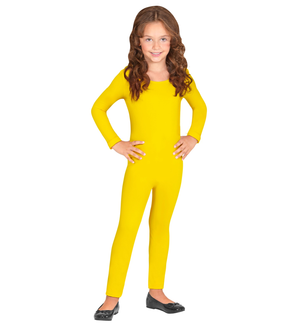 Costume Vestito Abito Travestimento Carnevale Tuta Gialla - 0456