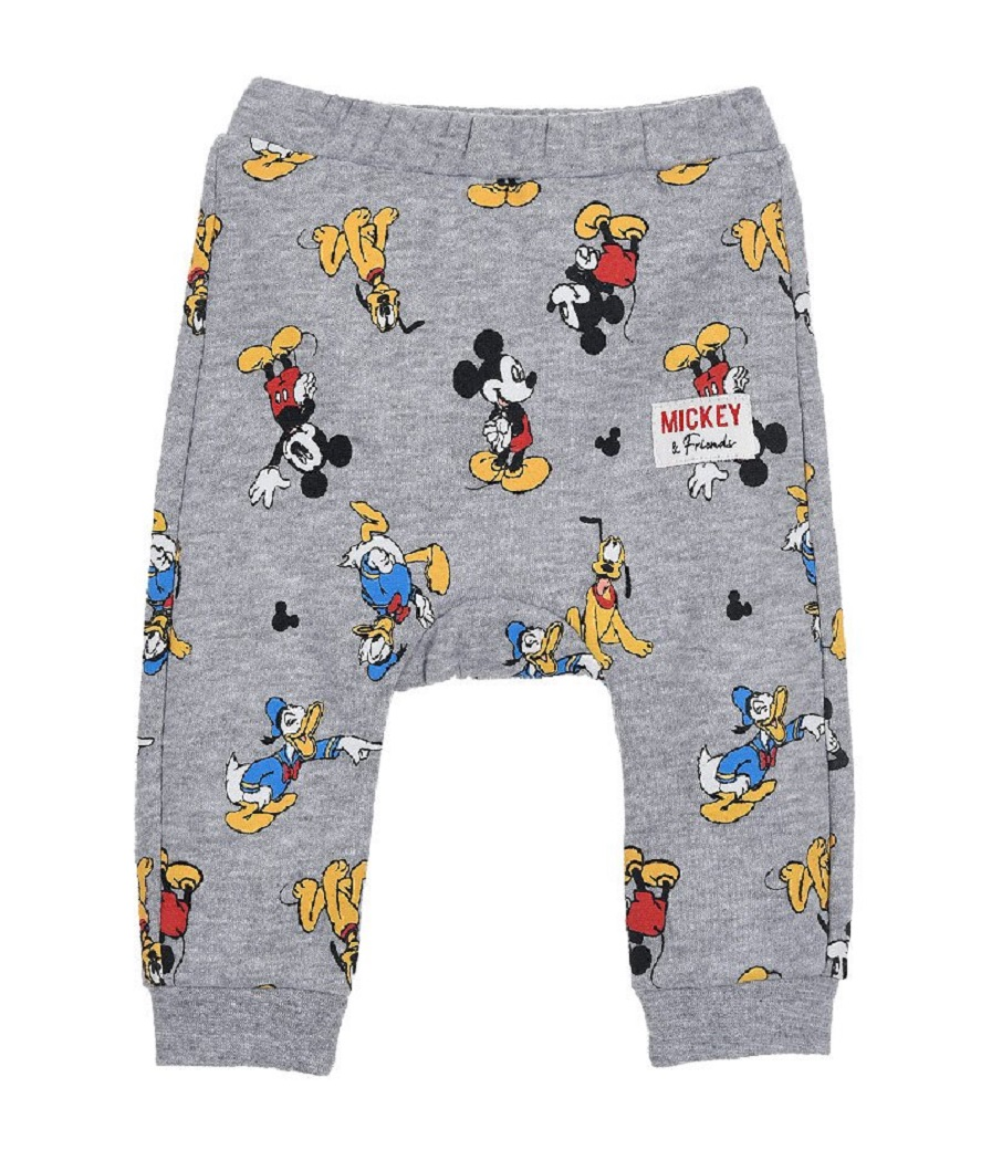 Pantalone Tuta Topolino Paperino Pluto Pippo DISNEY Neonato Sun City - Hu0017grigio