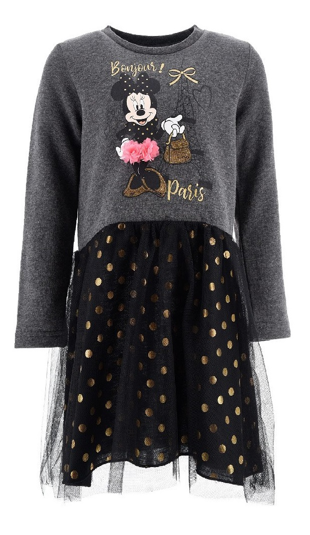 Scamiciata M.l. Minnie Mouse DISNEY Bambina Sun City - Hu1035grigio