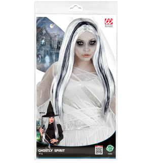 Parrucca Ghostly Spirit Accessori per Abito Vestito Travestimento Halloween - 01996