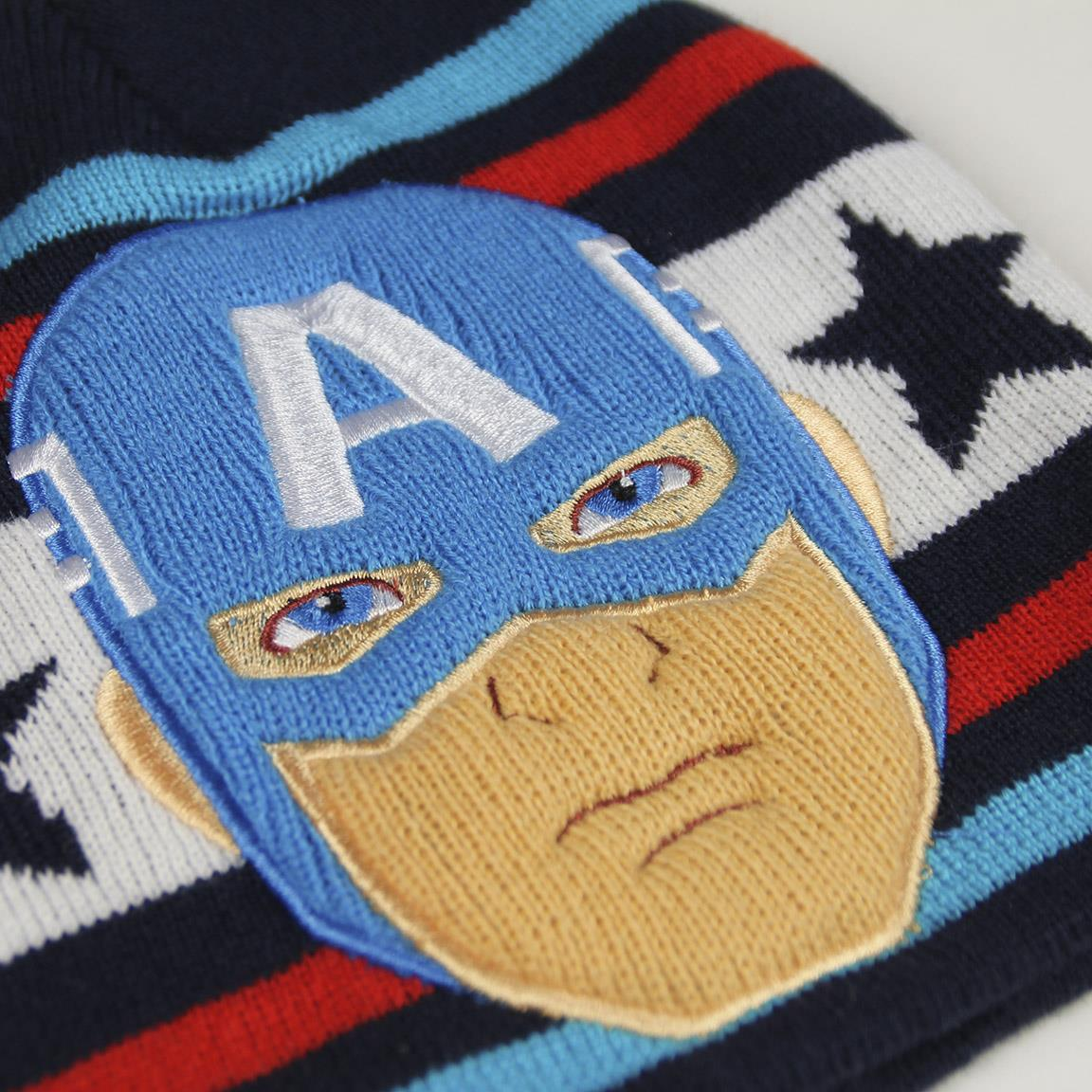 Cappello Invernale Capitan America Avengers MARVEL Taglia Unica - 5890