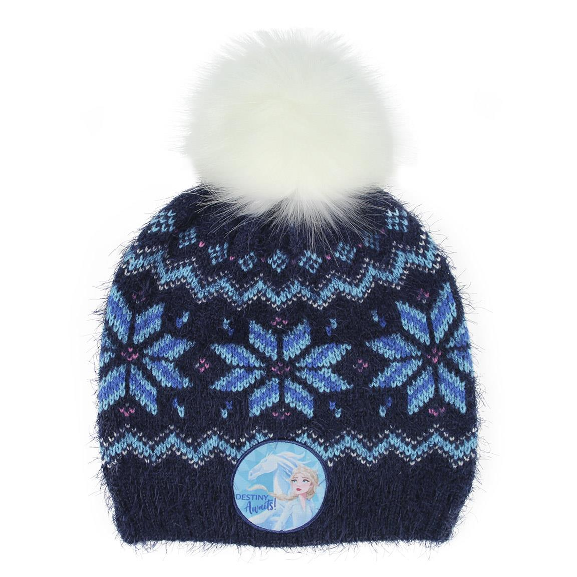Cappello Invernale con Pon Pon Frozen Ii DISNEY Elsa Taglia Unica - 5908