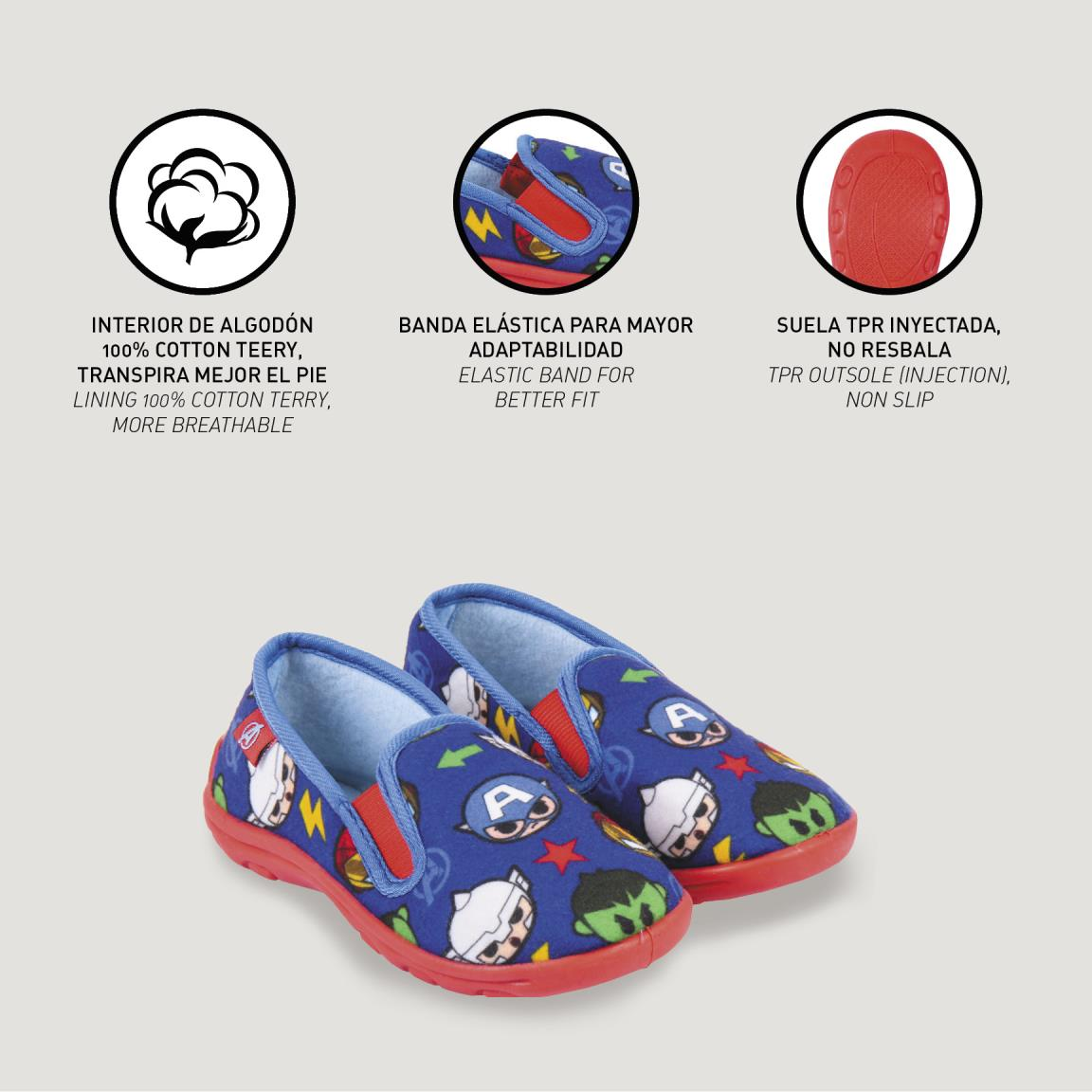 Pantofole Invernali Avengerse MARVEL Antiscivolo Scarpe Pantofole Chiuse - 4899