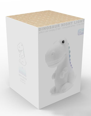Lampada 3d Dinosauro Comodino Luce LED Colorate Batterie Ricaricabili - D323