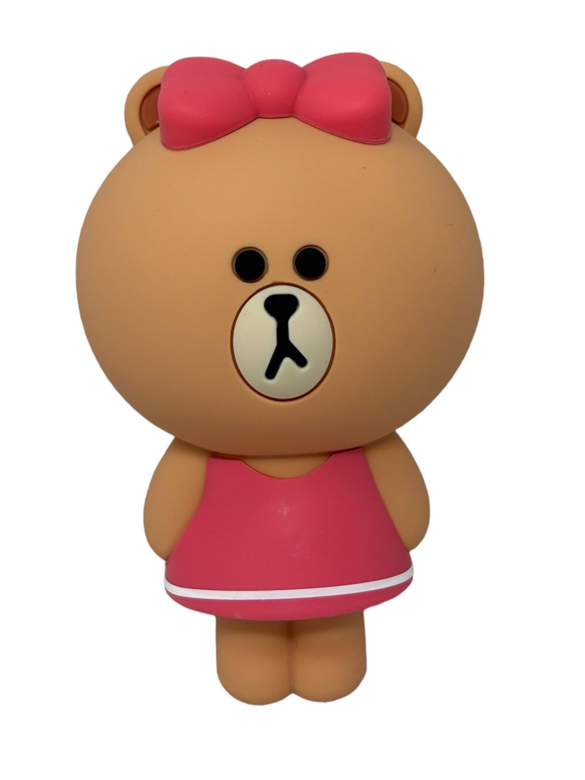 Tombolino Astuccio in Silicone Line Friends Choco Orso Portacolori 19x11 CM - Mc23821/2