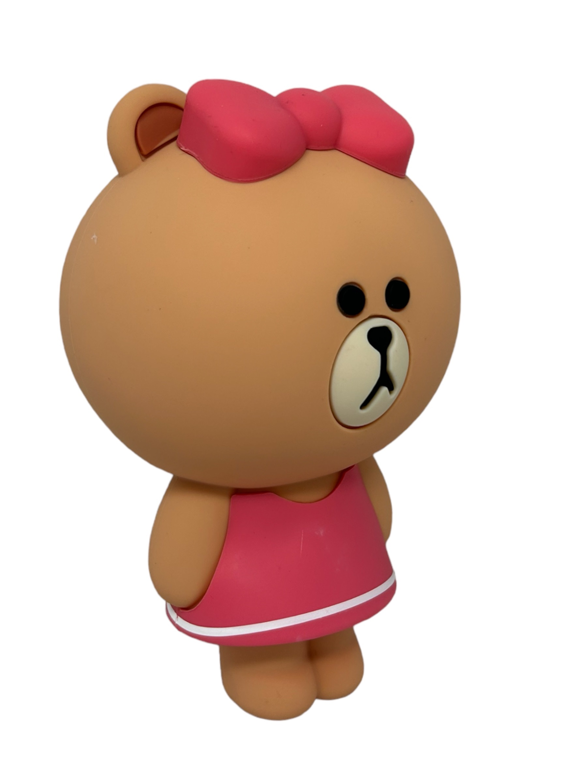 Tombolino Astuccio in Silicone Line Friends Choco Orso Portacolori 19x11 CM - Mc23821/2