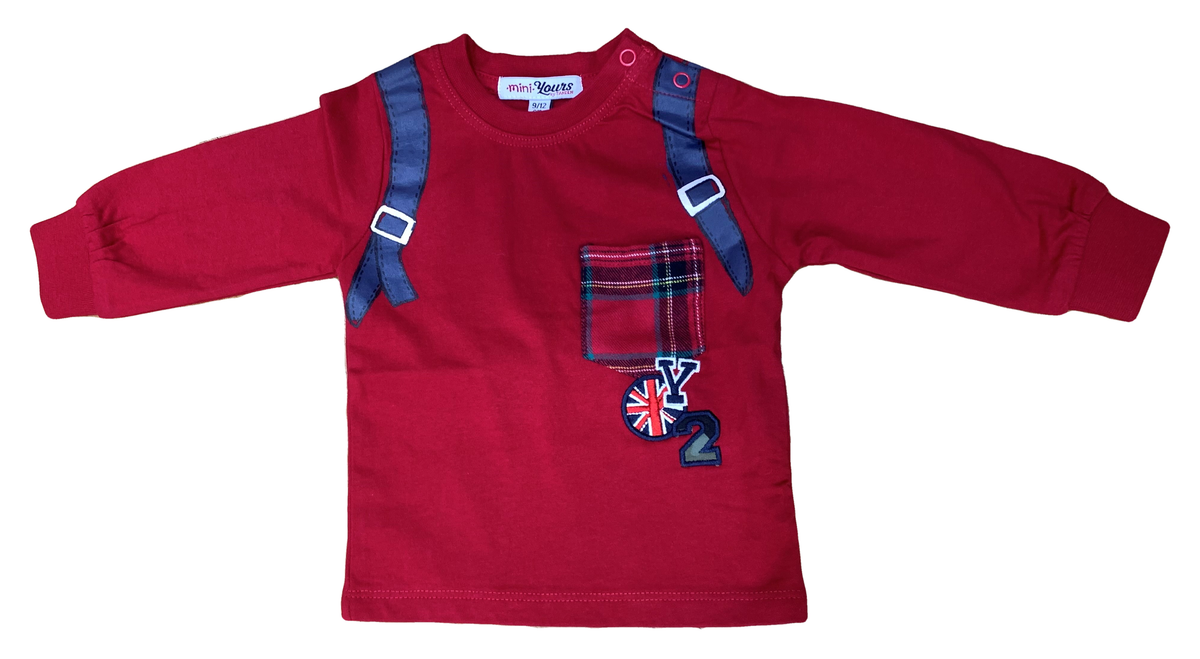 T-Shirt M.l. Yours Culla Neonato Bambino 100% Co - Ay1100