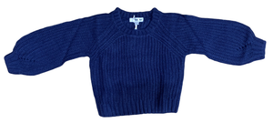 Maglione Yours Baby Bambina 100% Co - Ay2379blu
