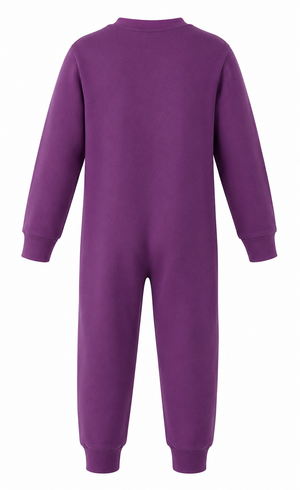 Pigiama Tutone Lungo Frozen Ii DISNEY Elsa Anna 100% Cotone Interlock - Fro0046viola