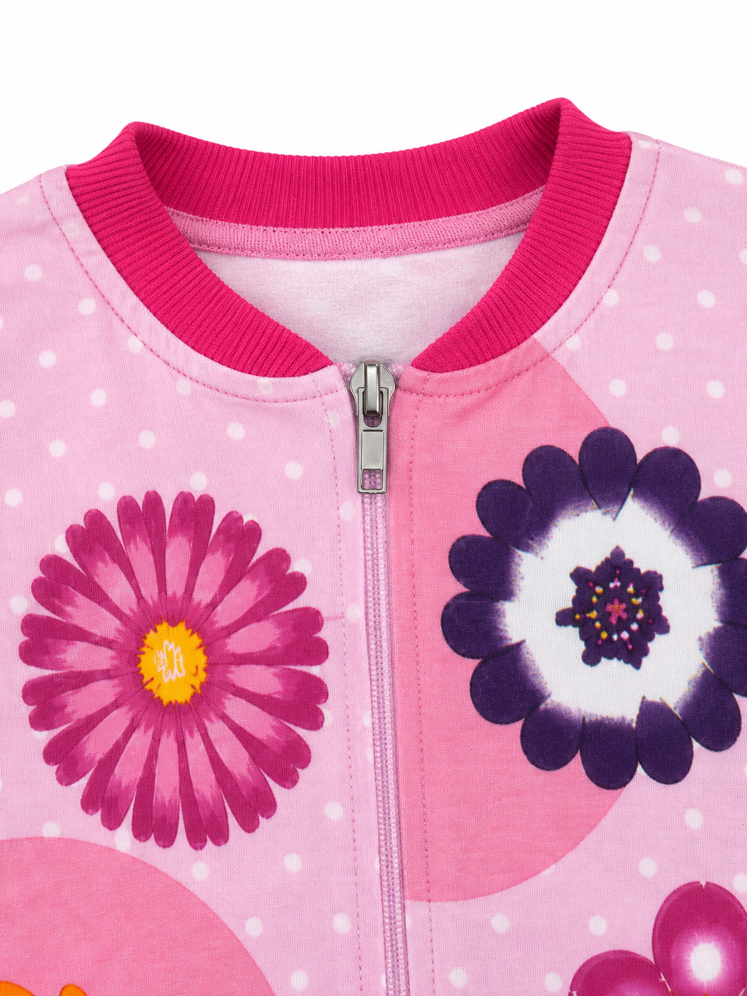Pigiama Tutone Lungo Unicorno 100% Cotone Interlock - Uni0112fuxia